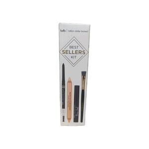 NEW BDB Billion Dollar Brows Best Sellers Kit Pencil Clear Gel Smudge Brush